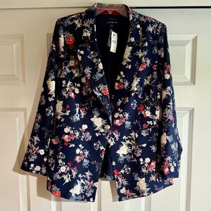 GORGEOUS Lane Bryant floral blazer. Size 16. NWT.